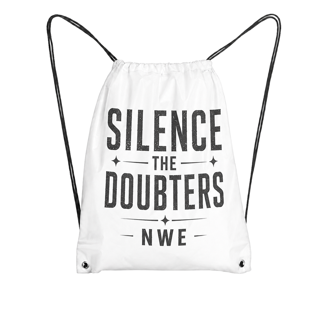 Drawstring Bag White Silence